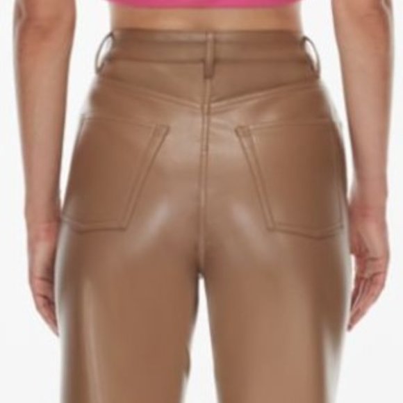 Aritiza Wilfred The Melina™ Pant High-waisted Vegan Leather pants - Picture 2 of 4